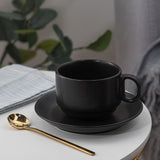 European Luxury Ceramic Coffee Cups and Saucers Mugs Coffee Cups Cappuccino Water Tea Cup Cute Taza Cafe Drinkware Bb50