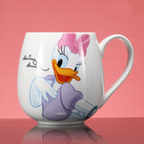 300ML 400ML Disney Mickey Mouse Cartoon Ceramic Cup Love Couple Milk Coffee Water Mug Office Home Drinkware Children Cups Gifts