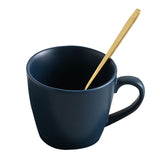 European Luxurious Ceramic Office Coffee Cup And Saucer Set Milk Tea Mugs Birthday Couples Gifts Friends Cup With Spoon Gift Box