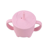 Baby Feeding Cups Baby Learning Baby Drinkware  silicone Sippy Cups For Toddlers & Kids With Silicone Sippy Cup Lids Solid
