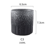 RUX WORKSHOP 150ml 200ml Japanese Style Teacup Water Cup Stoneware Ceramic Hand-painted Kungfu Teacup Cuisine Drinkware